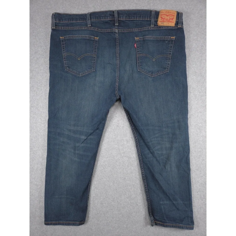 Levis 502 Mens Size 50x29 Blue Taper Fit Stretch Denim Jeans